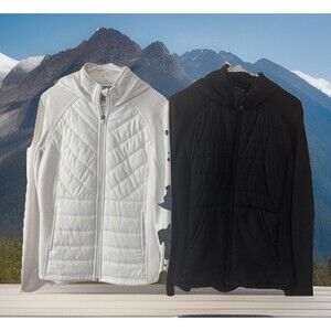 Lululemon Style 2* Women's TEK GEAR Brand Hooded Mixed-Media Jacket Bundle